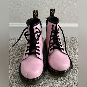 Dr. Martens Light Pink Combat Boots